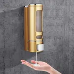 400ml Wall Mount Liquid Soap Dispenser For Bathroom Kitchen Dispenser – Thumbnail 3
