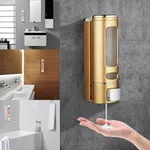 400ml Wall Mount Liquid Soap Dispenser For Bathroom Kitchen Dispenser – Thumbnail 4