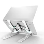 Laptop Stand Adjustable Aluminum Alloy Foldable Stand for 10-17 inch Tablets Notebook Laptop – Color: White – Thumbnail 3
