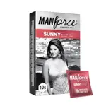 Manforce Sunny Edition Condoms 10 Pcs Pack – Ribbed & Dotted for Enhanced Pleasure – Thumbnail 1