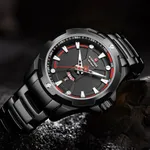 NAVIFORCE NF9161 Stainless Steel Analog Men's Watch – Dial Color: Black, Strap Color: Black – Thumbnail 3