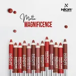 Nior Super-saturated Color Pencil 4 Matte Lipstick – Thumbnail 3