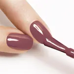 Pastel 66 Chestnut Brown Long Lasting Nail Polish – Thumbnail 3