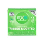 EXS Comfy Fit Ribbed & Dotted Condom 9pcs Pack Vegan-Friendly – Thumbnail 2