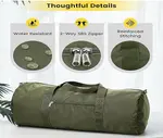 Vorspack 28 Inches Foldable & Lightweight Gym Bag for Men – Color: Green – Thumbnail 3