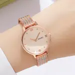 SKMEI 1874 Luxury Brand Diamond Quartz Ladies Watch – Dial Color: Brown, Strap Color:  Brown  – Thumbnail 2