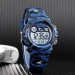 SKMEI 1547 Multifunctional Silicon Strap camouflage Digital Men's Watch – Dial Color: White, Strap Color: Blue – Thumbnail 2