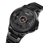 SKMEI 1699 Quartz Luxury Brand Creative Men's Watch – Dial Color: Black, Strap Color: Black – Thumbnail 2