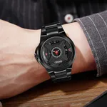 SKMEI 1699 Quartz Luxury Brand Creative Men's Watch – Dial Color: Black, Strap Color: Black – Thumbnail 4
