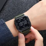 SKMEI 1894 Multifunction Waterproof Sport Digital LED Men's Watch – Dial Color: Black, Strap Color: Green  – Thumbnail 4