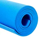 Non Slip Yoga and Exercise Mat 6 mm Durable Construction – Color: Blue, Thickness: 6 mm – Thumbnail 2