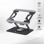 Fantech NS10 Adjustable Angle Foldable Laptop Stand – Color: Black – Thumbnail 3