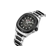 Naviforce 9240 High Quality Stainless Steel Waterproof Men's Watch – Dial Color: Black, Strap Color: Black – Thumbnail 2