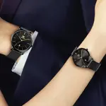 OLEVS 5869 Milanese Mesh Strap Waterproof Versatile Ultra Thin Couple's Wristwatch – Dial Color: Black, Strap Color: Black – Thumbnail 5
