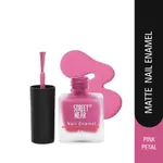 Street Wear Matte Long Lasting Nail Enamel Pink Petal Nail Polish – Thumbnail 2