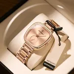 Poedagar 783 Luxury Stainless Steel Quartz Women’s Watch – Dial Color: Rose, Strap Color: Rose – Thumbnail 5