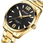 Curren 8434 Stainless Steel Analog Simple Classic Men's Watch – Dial Color: White, Strap Color: Silver – Thumbnail 2