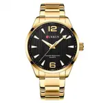Curren 8434 Stainless Steel Analog Simple Classic Men's Watch – Dial Color: White, Strap Color: Silver – Thumbnail 1