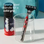 Gillette Mach3 Turbo 2 in 1 Men's Shaving Razor – Thumbnail 4