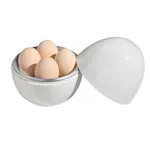 Microwave Egg Steamer Boiler Cooker Easy Quick 5 Minutes Hard or Soft Boiled – Thumbnail 1