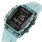 NAVIFORCE 7102 Transparent Digital Date Children’s Sports Watch – Dial Color: Black, Strap Color: Blue – Thumbnail 2