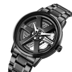 SKMEI 1787 Wheels Rolling Creative Men's Watch – Dial Color: Black, Strap Color: Black – Thumbnail 2