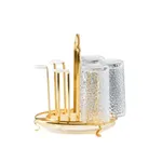 Circular Light Luxury Cup Stand Upside Down Water Cup Drying Rack Holder – Thumbnail 2