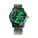 Poedagar 936 Couple Watch Green With Premium Box – Dial Color: Green, Strap Color: Silver – Thumbnail 2