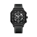 CRRJU 2287 Fusion Of Minimalist Style & Timeless Elegance Steel Analog Quartz Men Watch – Dial Color: White, Strap Color: Black – Thumbnail 1