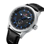 NAVIFORCE NF9229 Youth Retro Fashion Luminous Quartz Men's Watch – Dial Color: Blue, Strap Color: Black – Thumbnail 2