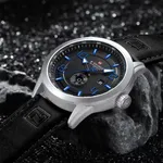 NAVIFORCE NF9229 Youth Retro Fashion Luminous Quartz Men's Watch – Dial Color: Blue, Strap Color: Black – Thumbnail 4