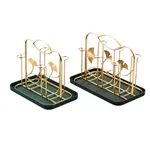 6 Hook Metal & Plastic Glass Stand – Thumbnail 3