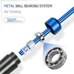 Redify Tangle-Free Weighted Jump Rope for MMA Boxing and Fitness Training – Color: Blue – Thumbnail 3