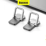Baseus Slim Laptop Kickstand 2pcs Premium Metal Folding Portable Laptop Stand – Color: Silver – Thumbnail 2