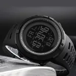 Skmei 1251 Digital Dial PU Strap Waterproof Sports Men's Watch – Dial Color: Black, Strap Color: Black – Thumbnail 4