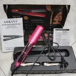 Sokany HS-030 Hair Iron 750F Professional Hair Straightening – Color: Pink – Thumbnail 3