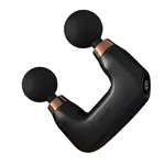LD02 Double‑Head Mini Fascia Massager Gun  – Color: Black – Thumbnail 3