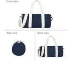 Women Men 12L Fitness Workout Adjustable Detachable Shoulder Strap Lightweight Gym Bag – Color: Blue – Thumbnail 3