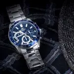 Casio EFV-570D-1AVUDF Edifice Stainless Steel Water Resistant Chronograph Analogue Men's Watch – Dial Color: Blue, Strap Color: Silver – Thumbnail 4