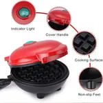 Mini Electric Waffle Maker Bubble Egg Cake Oven Breakfast Waffle Machine – Thumbnail 3