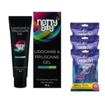 NottyBoy Delay Gel Long Lasting For Men 20gm with Free Beboy Pan 9Pcs Condom – Thumbnail 1