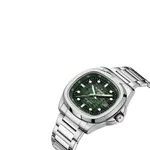 Naviforce 9240 High Quality Stainless Steel Waterproof Men's Watch – Dial Color: Green, Strap Color: Silver – Thumbnail 2