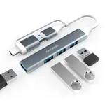 Yuanxin YXH-56 USB & Type-C Male to Quad USB Female Hub – Thumbnail 2