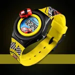 Skmei 1376 Fashion Car Digital Chronograph Plastic Kid's Watch – Dial Color: Yellow, Strap Color: Yellow – Thumbnail 3