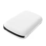 HOCO B38 10000mAh LED Digital Display Built-In Lighting Cable Power Bank – Color: White – Thumbnail 2
