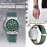 Naviforce NF9200 Luxury Genuine Leather Strap Quartz Movement Casual Fashion Men's Watch – Dial Color: Green, Strap Color: Green  – Thumbnail 6