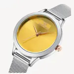 NAVIFORCE NF5027 Romantic Charming Quartz Luxury Stainless Steel Women Watches – Dial Color: Yellow, Strap Color: Silver – Thumbnail 2