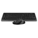 A4TECH FG1010 Wireless Keyboard Mouse Combo with Bangla – Color: Gray – Thumbnail 2