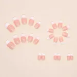 False Nail 24pcs Set With Sticker Glue Artificial Nails – Thumbnail 4