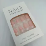 False Nail 24pcs Set With Sticker Glue Artificial Nails – Thumbnail 6